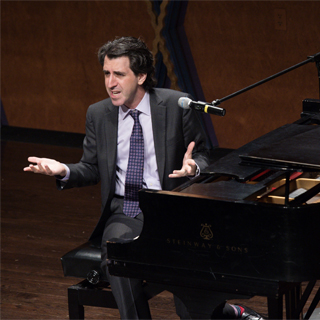 Broadway composer Jason Robert Brown at Festival of Amerian Song Broadway composer Jason Robert Brown at Festival of Amerian Song