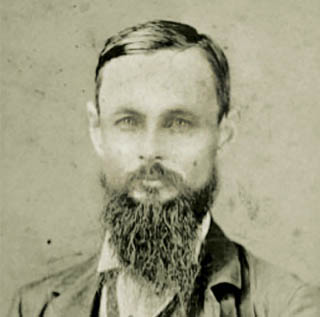 TCU founder Randolph Clark in 1874. TCU was founded by two brothers, Addison and Randolph Clark, in 1873. A black and white portrait of TCU founder Randolph Clark, a middle-aged bearded man, in 1874.